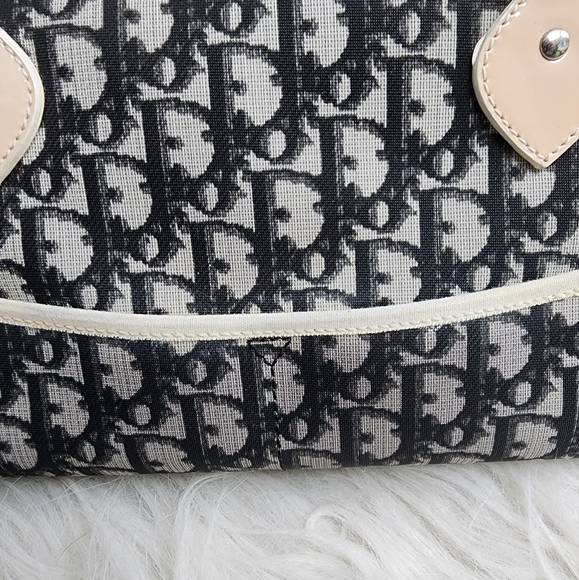 Auth Christian Dior Boston Bowling bag Diorissimo Girly Chic#1 Trotter Bag - Picture 17 of 17